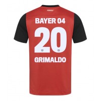 Dres Bayer Leverkusen Alejandro Grimaldo #20 Domáci 2024-25 Krátky Rukáv